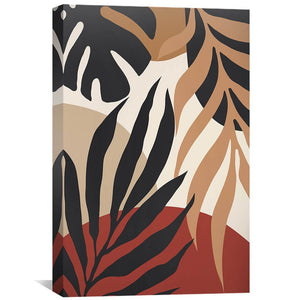 Floral Set VI Canvas Art 30 x 45cm / Unframed Canvas Print Clock Canvas