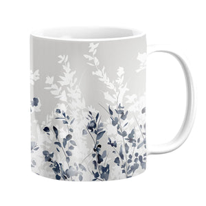 Flowers In The Wind Mug Mug White Clock Canvas