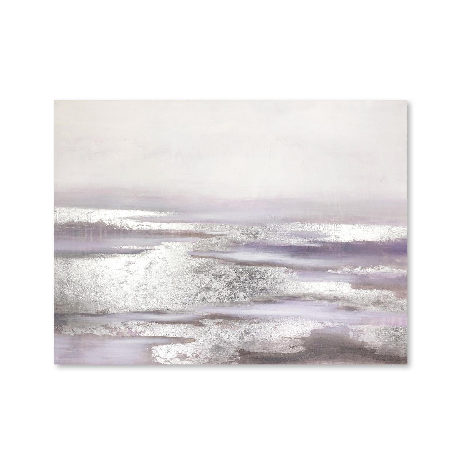 Flowing Empathy Landscape Short Oil Painting Oil Clock Canvas