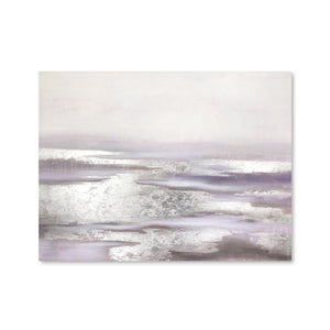 Flowing Empathy Landscape Short Oil Painting Oil Clock Canvas