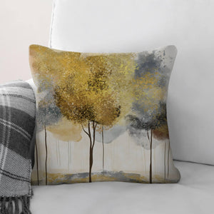 Forest Brushed Cushion Cushion Cushion Square Clock Canvas