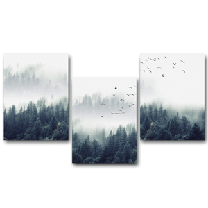 Forest Landscape Canvas Art Clock Canvas