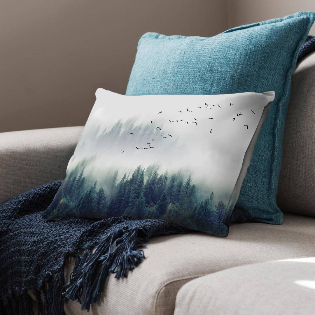 Forest Landscape Cushion Cushion Cushion Landscape Clock Canvas