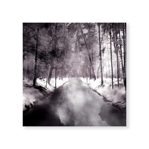 Forest Path Canvas Art Clock Canvas
