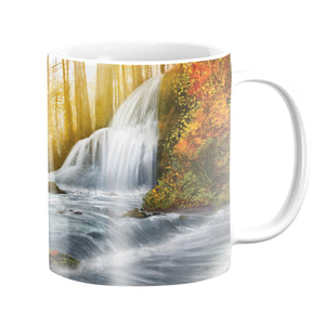 Forest River Mug Mug White Clock Canvas