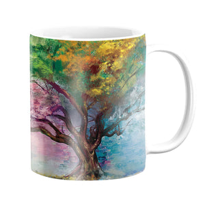 Four Seasons Mug Mug White Clock Canvas