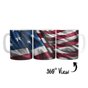 Freedom 50 Mug Mug White Clock Canvas