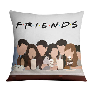 Friends Cushion Cushion 45 x 45cm Clock Canvas