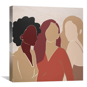Friends in Shades Canvas Art 30 x 30cm / Unframed Canvas Print Clock Canvas