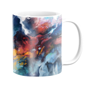 Fusion of Color Mug Mug White Clock Canvas