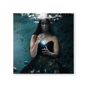 Galaxy Portrait Canvas Art Clock Canvas