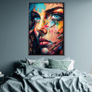 Gazing Abyss Canvas Art Clock Canvas