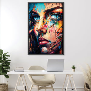 Gazing Abyss Canvas Art Clock Canvas