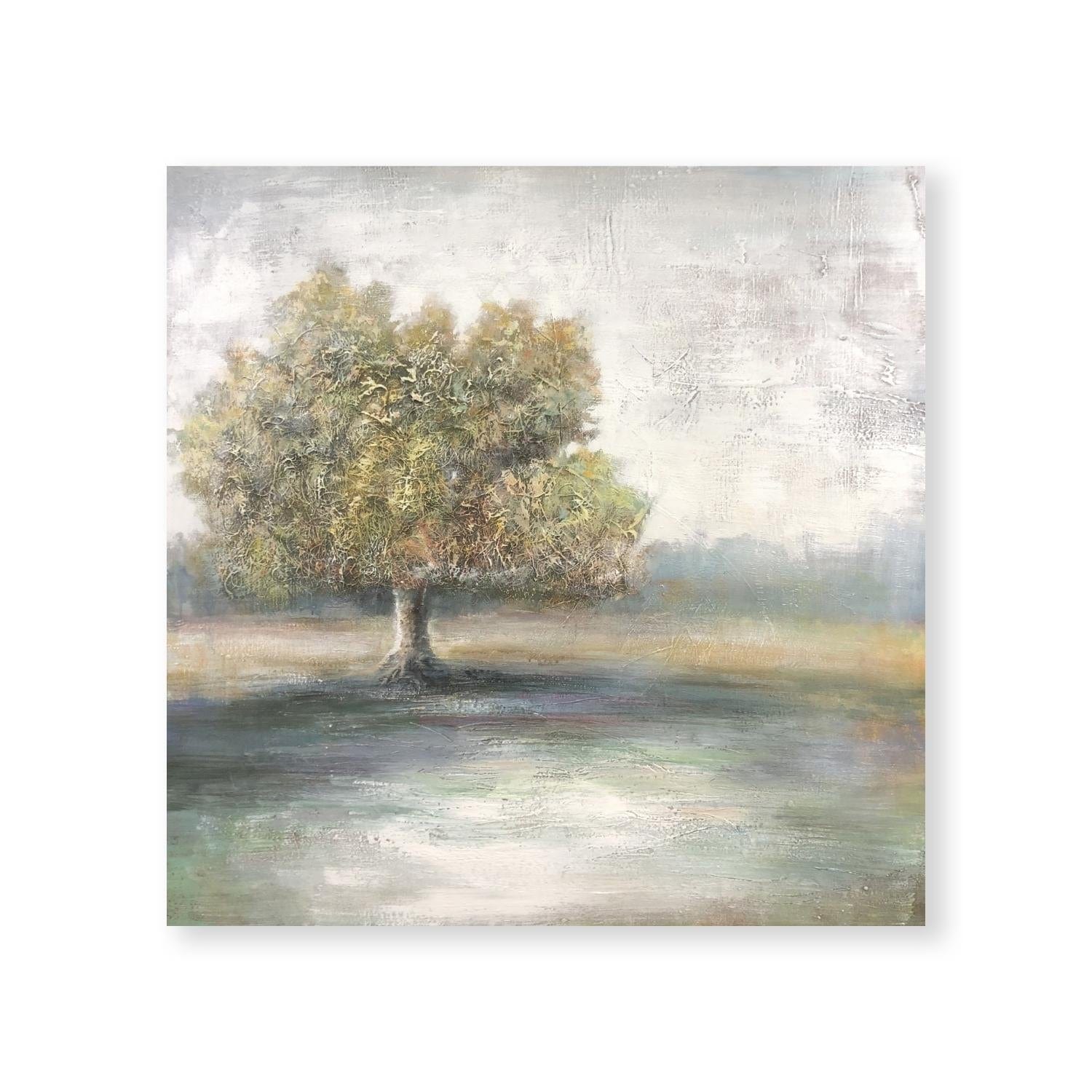 GDJWV2007034 Oil Painting Oil Clock Canvas