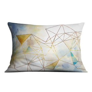 Geo Brush Cushion Cushion 48 x 33cm Clock Canvas
