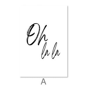 Get Naked Canvas Art A / 30 x 45cm / Unframed Canvas Print Clock Canvas