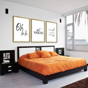 Get Naked Canvas Art Clock Canvas