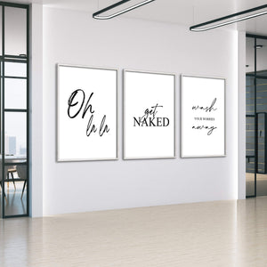 Get Naked Canvas Art Clock Canvas