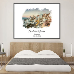 Getaway Canvas Art Clock Canvas