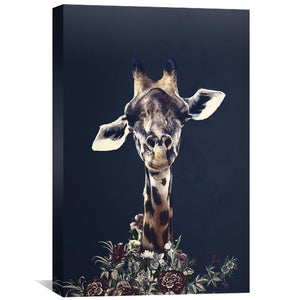 Giraffe Canvas Art Clock Canvas