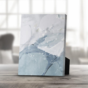 Glacier B Desktop Canvas Desktop Canvas 20 x 25cm Clock Canvas