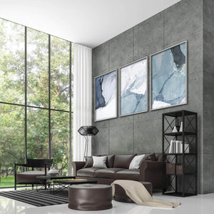 Glacier Canvas Art Clock Canvas