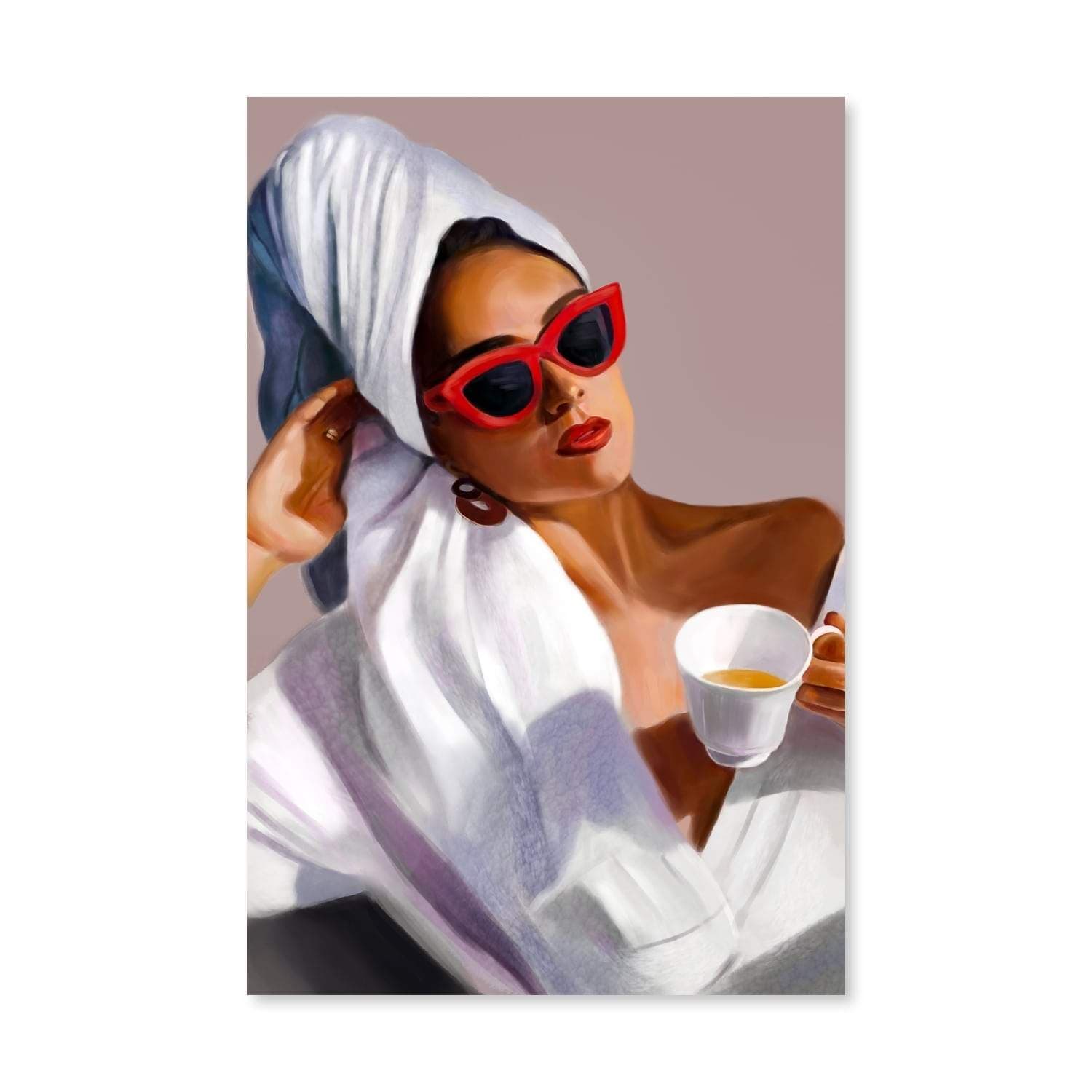 Glamour Canvas Art Clock Canvas