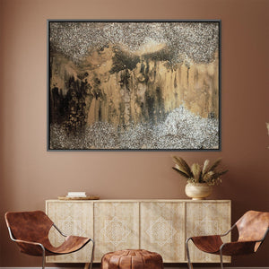 Glamour Rai Canvas Art 45 x 30cm / Unframed Canvas Print Clock Canvas