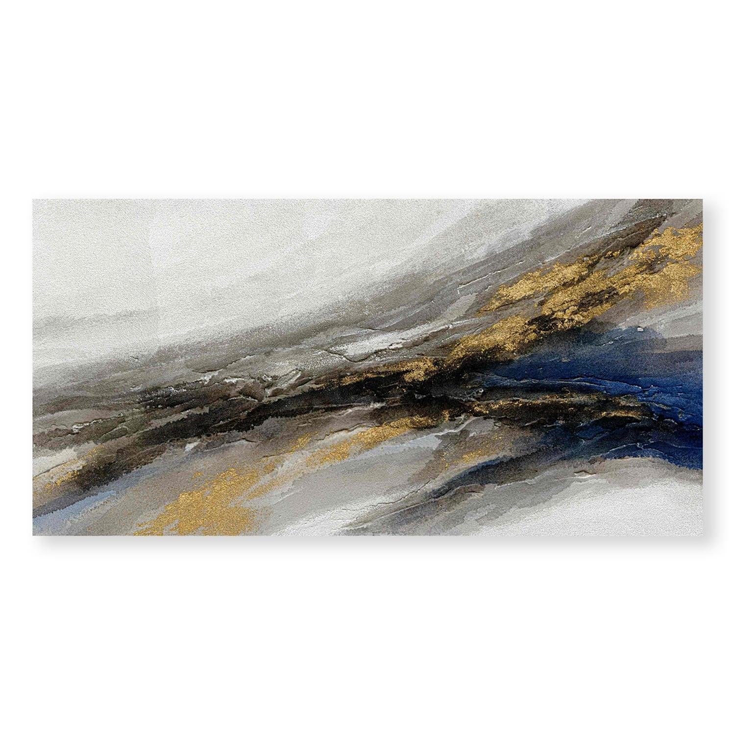 Gold Across the Canvas Oil Painting Oil Clock Canvas