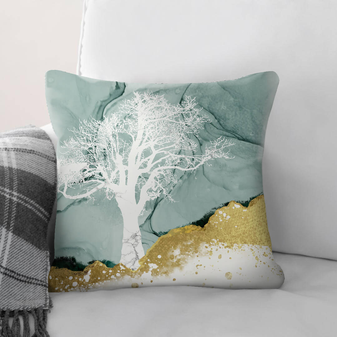 Golden Deer A Cushion Cushion Cushion Square Clock Canvas
