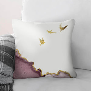 Golden Deer C Cushion Cushion Cushion Square Clock Canvas