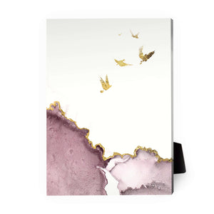 Golden Deer C Desktop Canvas Desktop Canvas 13 x 18cm Clock Canvas