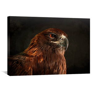 Golden Eagle Canvas Art Clock Canvas