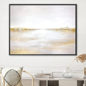 Golden Imagination Landscape Short Oil Painting Oil 45 x 30cm / Oil Painting Clock Canvas