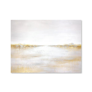 Golden Imagination Landscape Short Oil Painting Oil Clock Canvas