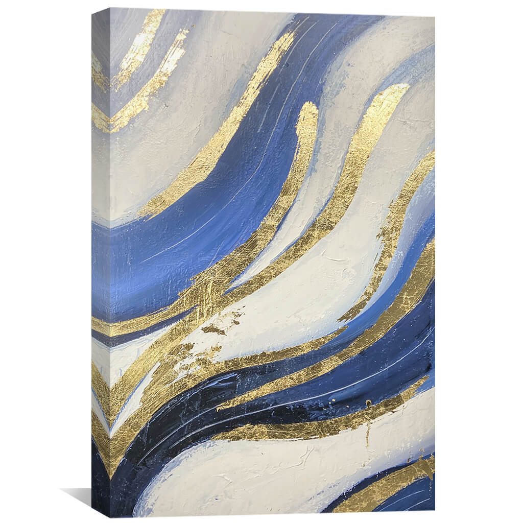 Golden Opportunity Oil Painting Oil Clock Canvas