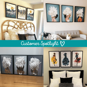 Golden Seven Canvas Art Clock Canvas