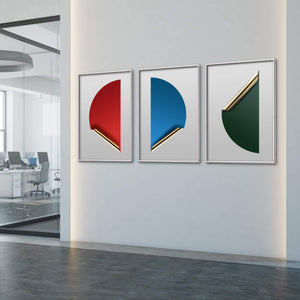 Golden Sticker Canvas Art Clock Canvas