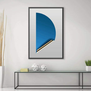 Golden Sticker Canvas Art Clock Canvas