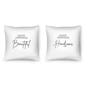 Good Morning Beautiful Cushion Cushion Clock Canvas