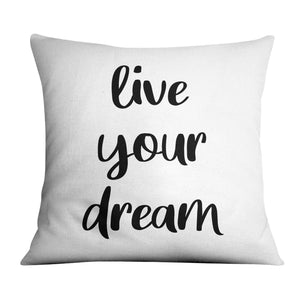 Good Vibes A Cushion Cushion 45 x 45cm Clock Canvas