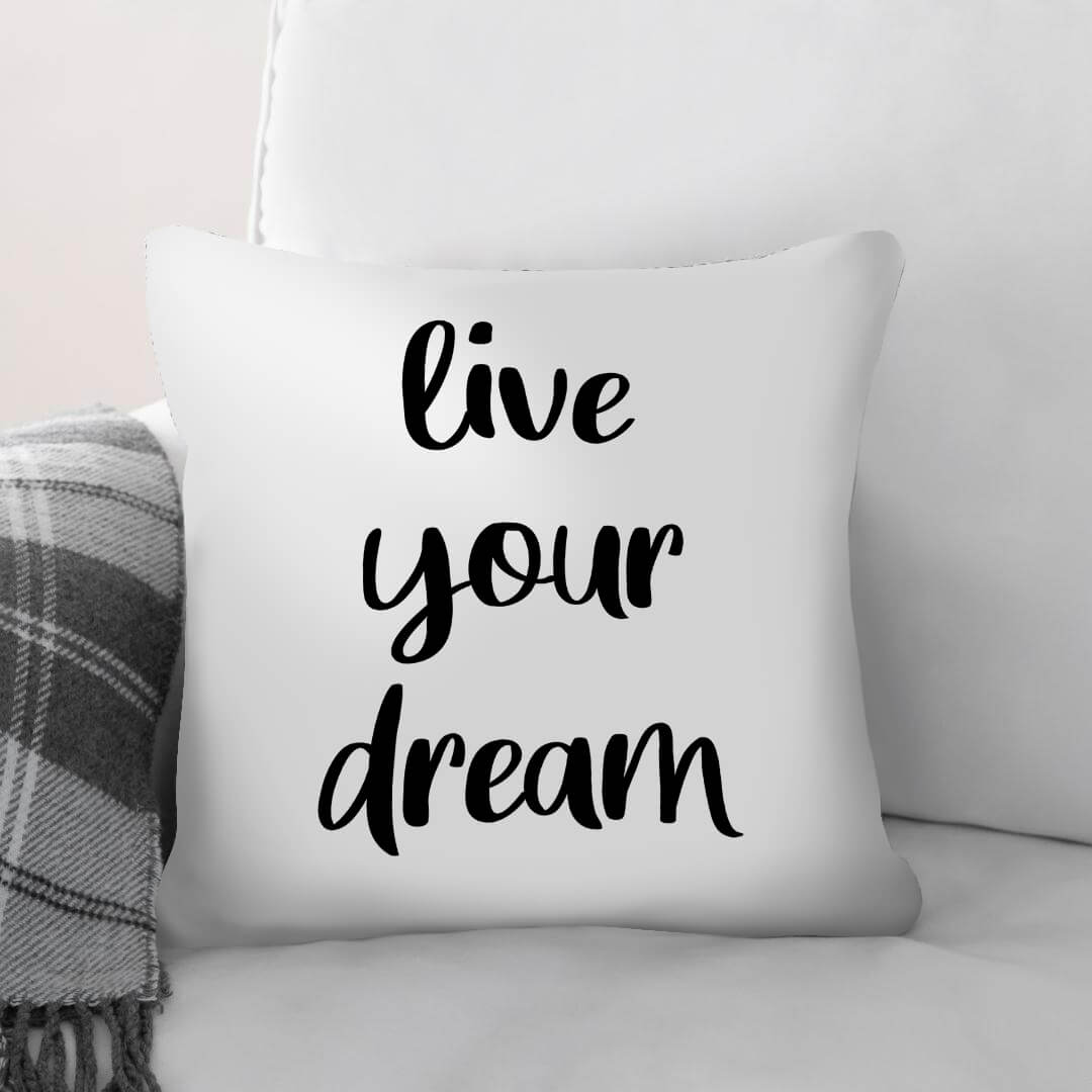 Good Vibes A Cushion Cushion 45 x 45cm Clock Canvas
