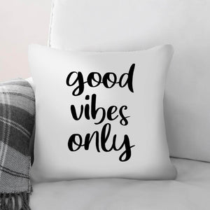 Good Vibes B Cushion Cushion 45 x 45cm Clock Canvas