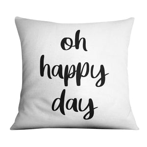 Good Vibes C Cushion Cushion 45 x 45cm Clock Canvas