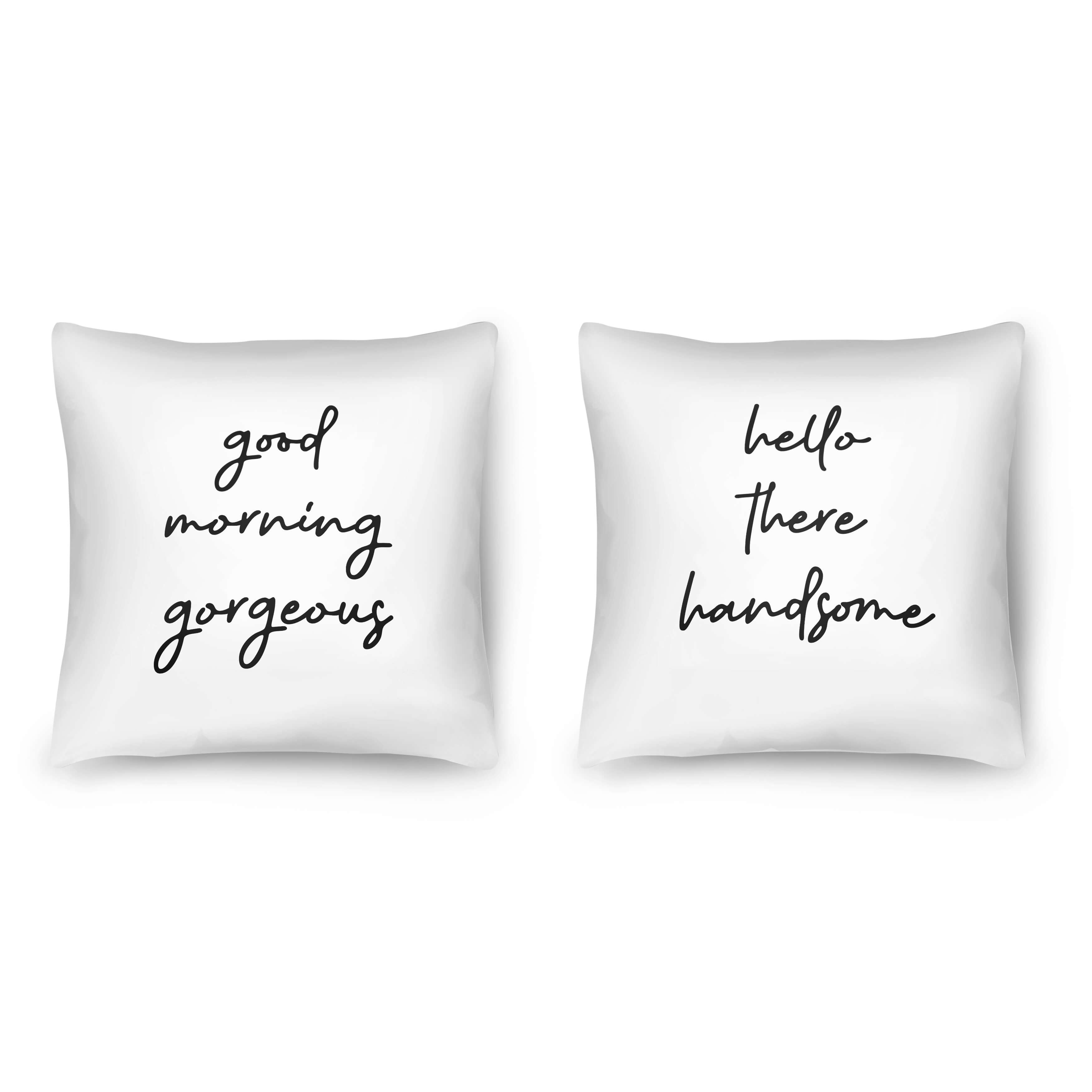 Gorgeous & Handsome Cushion Cushion Clock Canvas