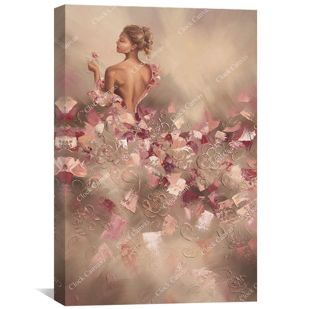 Grace Canvas Art Clock Canvas