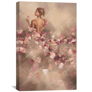 Grace Canvas Art Clock Canvas