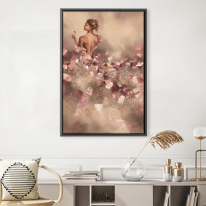 Grace Canvas Art 30 x 45cm / Unframed Canvas Print Clock Canvas