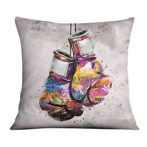 Graffiti Boxing Cushion Cushion Cushion Square Clock Canvas
