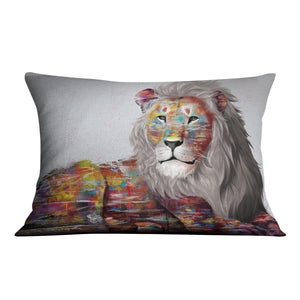 Graffiti Lion Cushion Cushion 48 x 33cm Clock Canvas